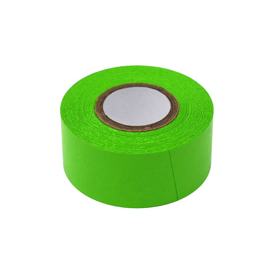 Globe Scientific Labeling Tape, 1" x 500" per Roll, 3 Rolls/Box, Green  Image